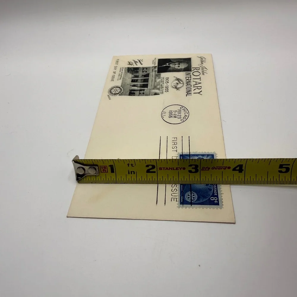 1955 Rotary International Golden Jubilee First Day Cover Paul Harris Chicago FDC